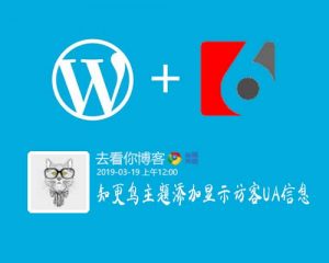 wordpress知更鸟主题添加显示访客UA信息-去看你博客