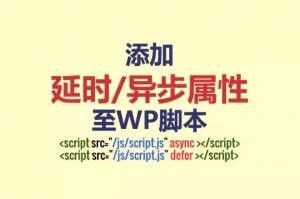 WordPress博客JavaScript脚本延迟和异步加载教程-去看你博客
